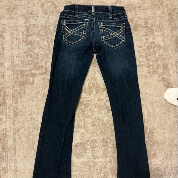 Women's Blue Ariat bootcut jeans - Picture 5 of 5